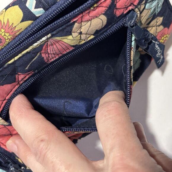 Vera Bradley Happy Snails Women’s Crossbody  Wallet Quilted Cotton Retired 2011 - Picture 14 of 16